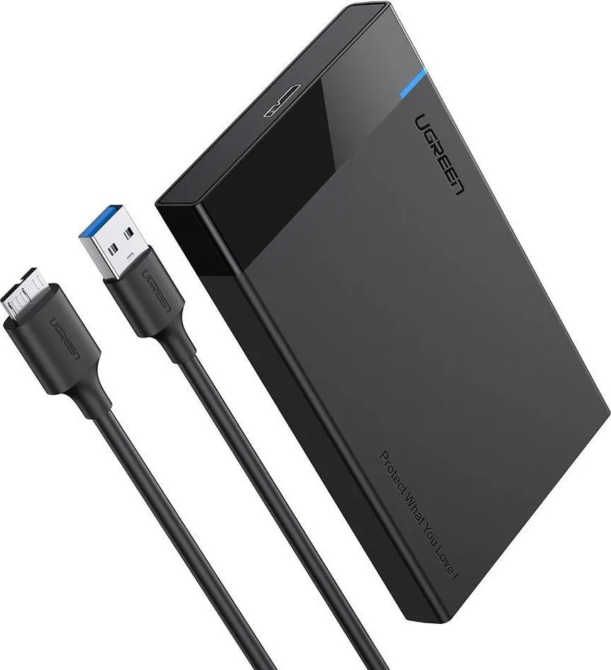 Fole e jashtme për HDD / SSD Ugreen 64248, 2.5'', e zezë - 1