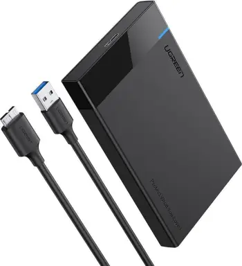 Fole e jashtme për HDD / SSD Ugreen 64248, 2.5'', e zezë