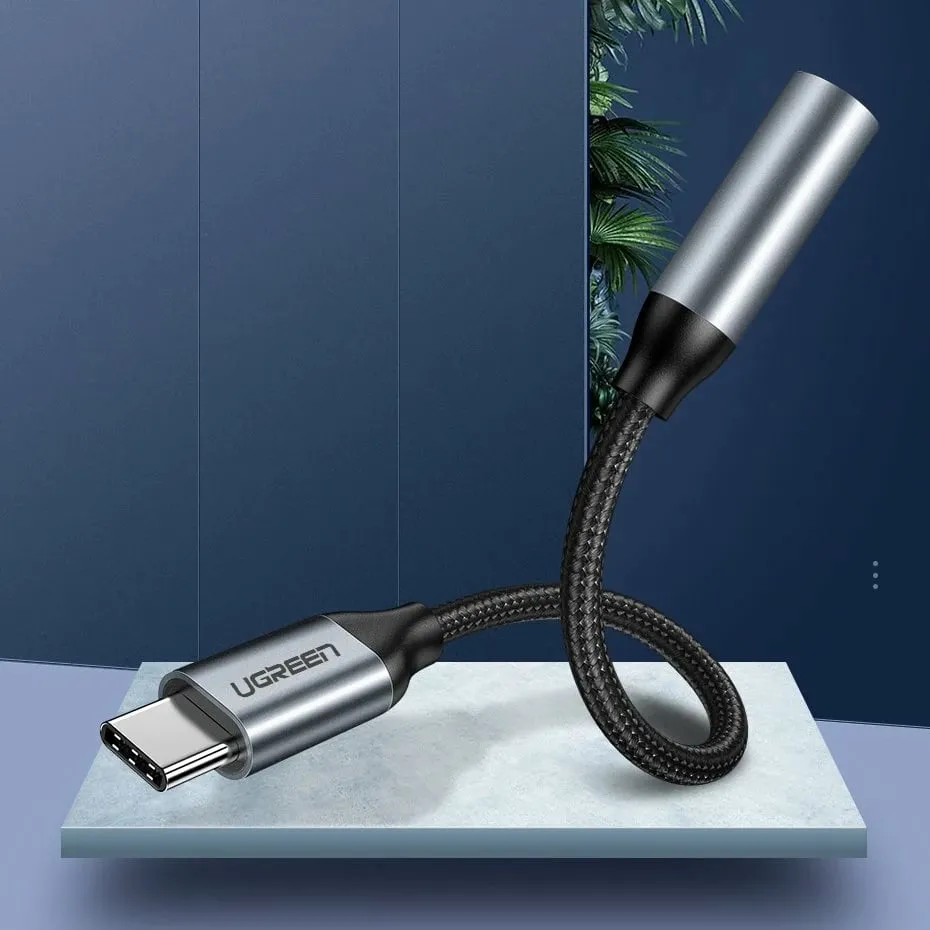 Përshtatës Ugreen USB-C në Jack, 3.5mm, i argjendë - 2