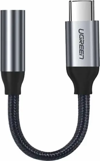 Përshtatës Ugreen USB-C në Jack, 3.5mm, i argjendë