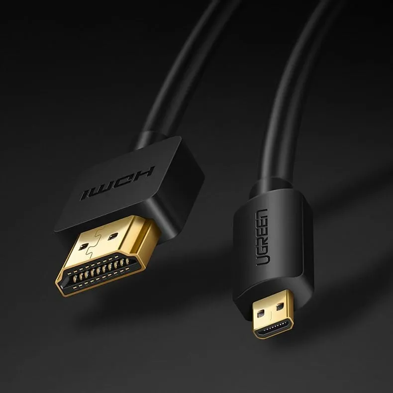 Kabllo Ugreen HDMI Micro - HDMI, 1.5m, e zezë - 2