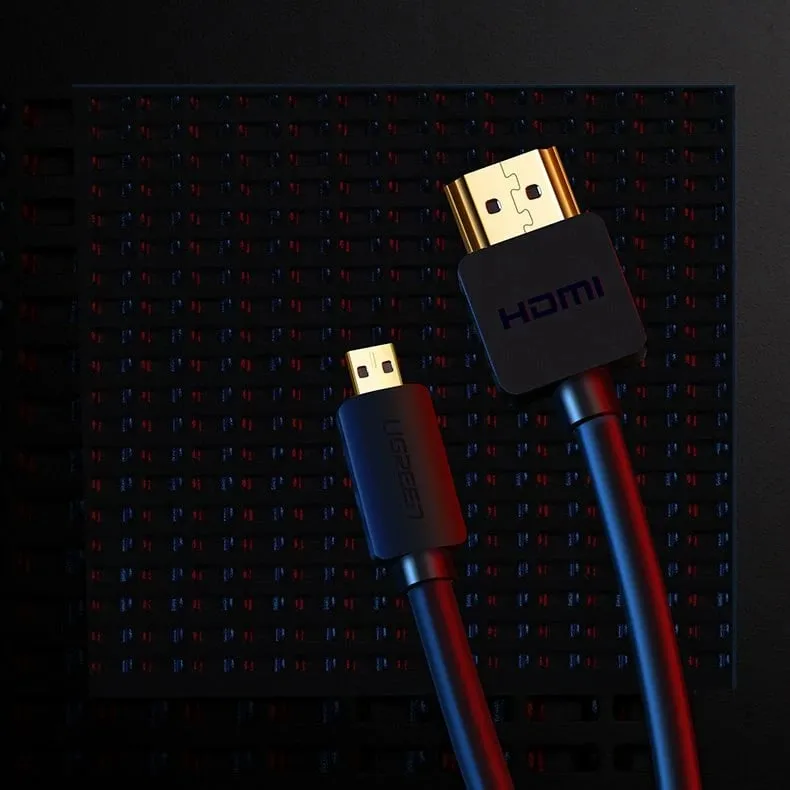 Kabllo Ugreen HDMI Micro - HDMI, 1.5m, e zezë - 13