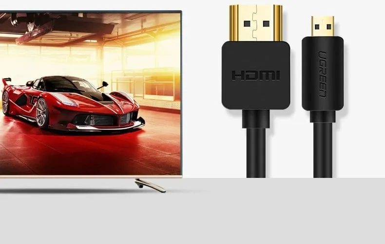 Kabllo Ugreen HDMI Micro - HDMI, 1.5m, e zezë - 6
