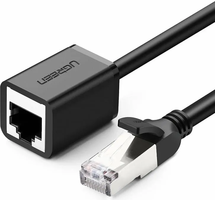 Kabllo zgjatuese Ugreen RJ45, Cat. 6, 0.5m, e zezë - 1