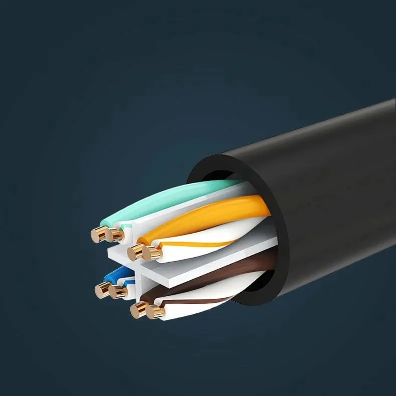 Kabllo zgjatuese Ugreen RJ45, Cat. 6, 0.5m, e zezë - 16
