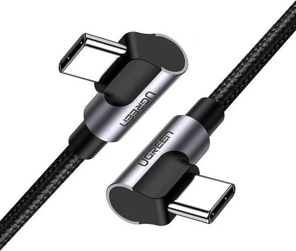 Kabllo 2xUSB-C (UGR1091BLK), 2 m, e zezë - 1