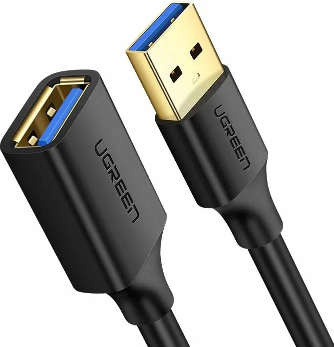 Kabllo zgjatuese USB 3.0 UGREEN 10368B, 1m, e zezë - 1
