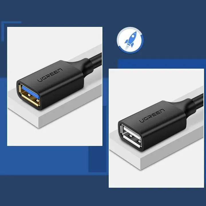 Kabllo zgjatuese USB 3.0 UGREEN 10368B, 1m, e zezë - 6
