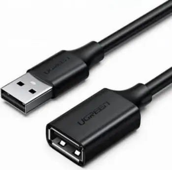Kabllo USB zgjatuese UGREEN 10316, 2m, USB 2.0, e zezë