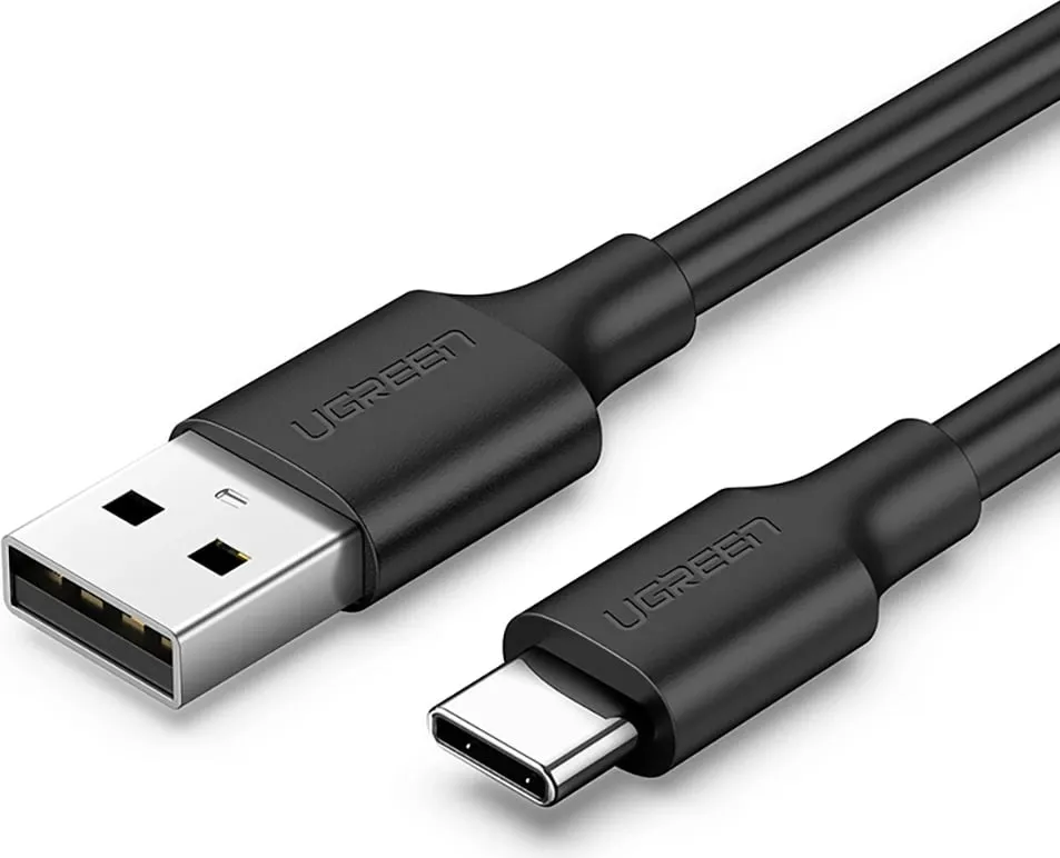Kabllo USB UGREEN US287, USB-A në USB-C, 0.25m, e zezë - 1