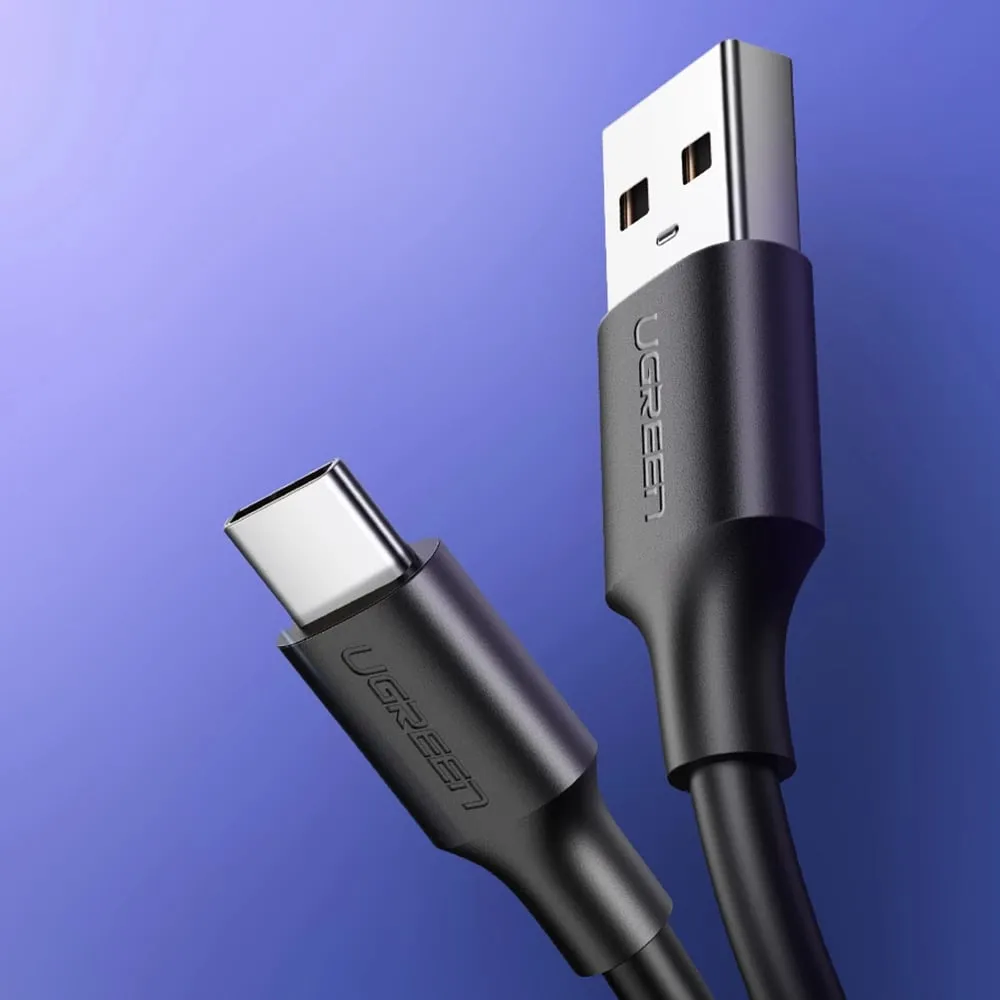 Kabllo USB UGREEN US287, USB-A në USB-C, 0.25m, e zezë - 13