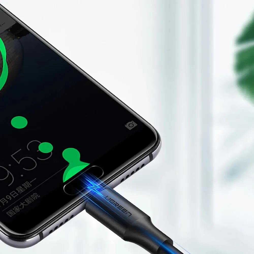 Kabllo USB UGREEN US287, USB-A në USB-C, 0.25m, e zezë - 15
