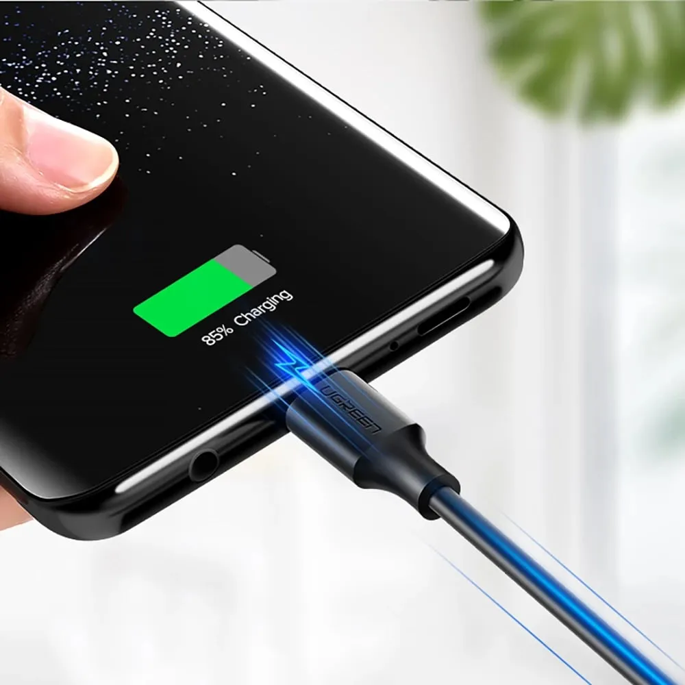 Kabllo USB UGREEN US287, USB-A në USB-C, 0.25m, e zezë - 6