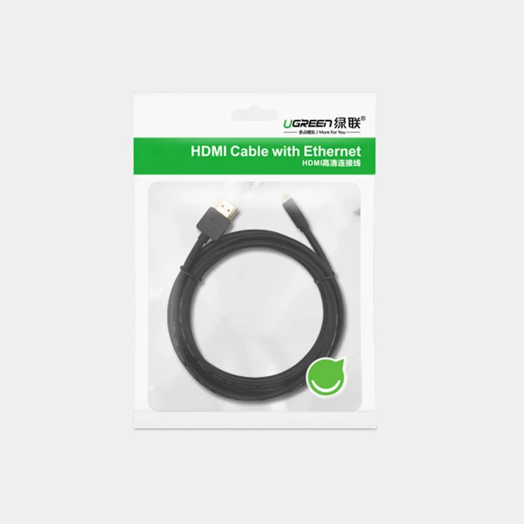 Kabllo Ugreen Micro HDMI në HDMI 3m, e zezë - 5