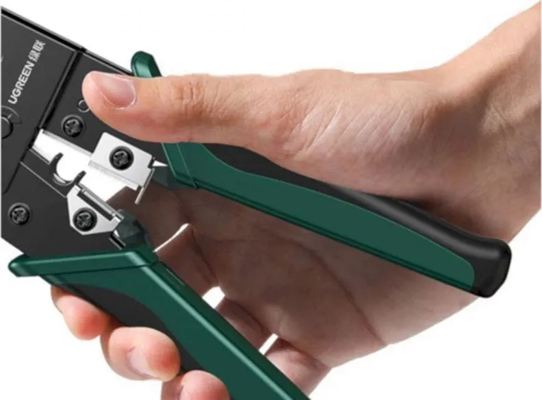 Pincë krimpimi UGREEN NW136, për konektorë Ethernet, e zezë jeshile - 2