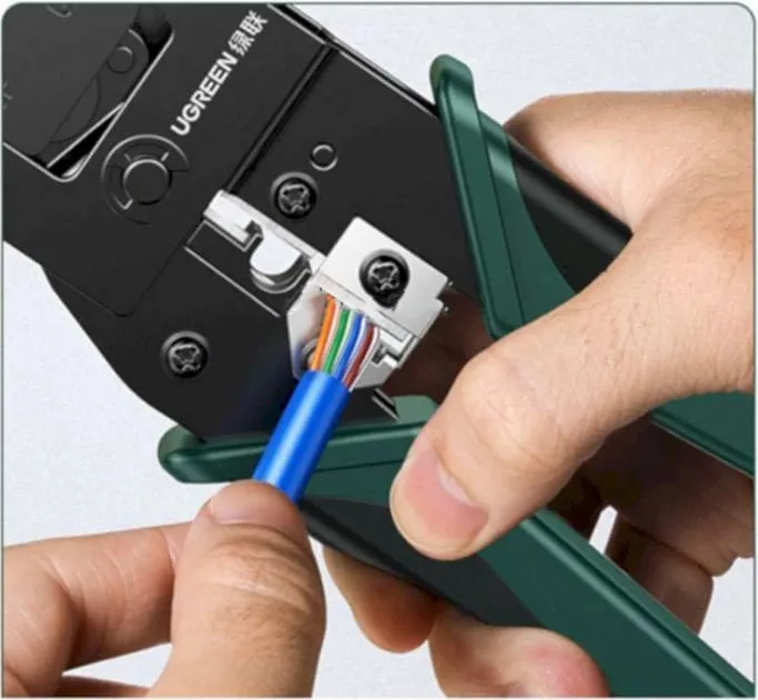 Pincë krimpimi UGREEN NW136, për konektorë Ethernet, e zezë jeshile - 3
