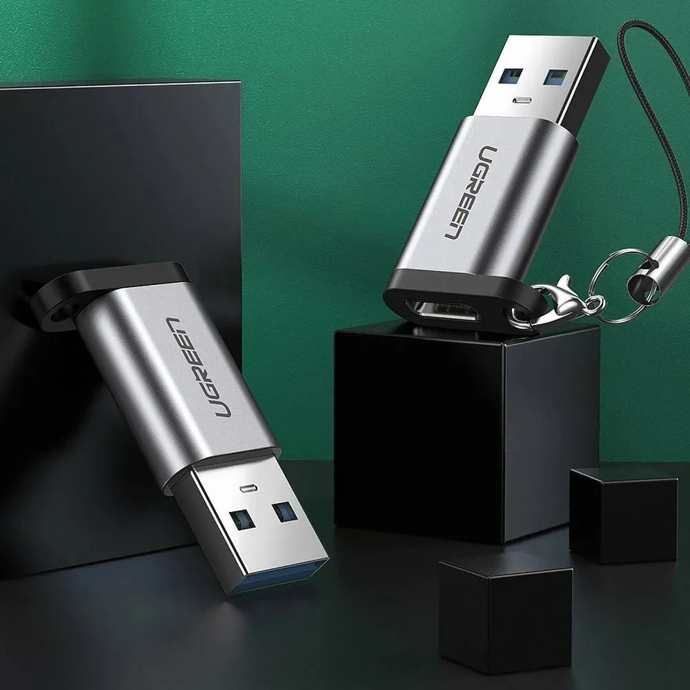 Adapter USB Ugreen US276, USB C në USB 3.0, 5Gb/s, argjendtë - 2