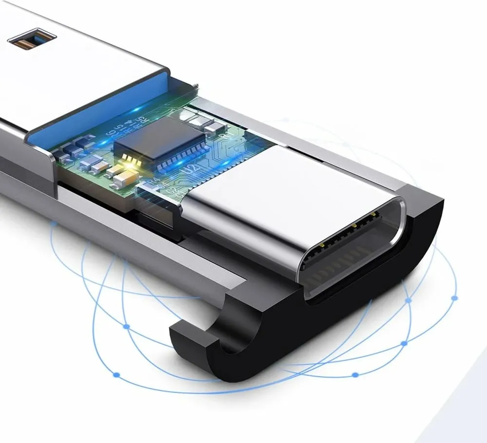 Adapter USB Ugreen US276, USB C në USB 3.0, 5Gb/s, argjendtë - 3