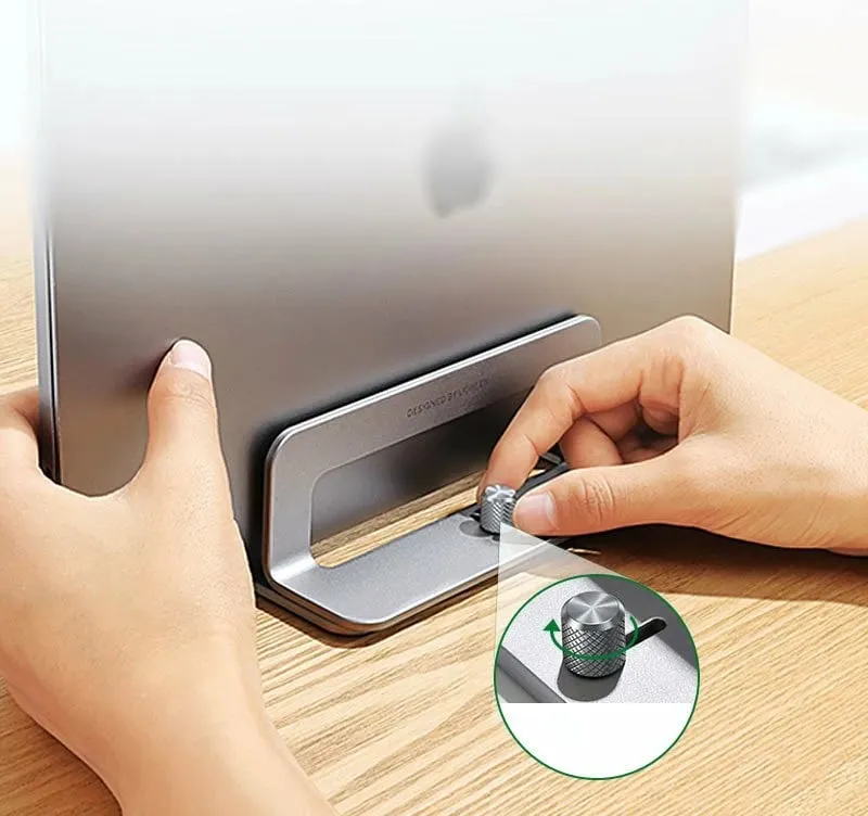 Mbajtëse vertikale për laptop Ugreen LP258, aliazh zinku, e argjendtë - 8