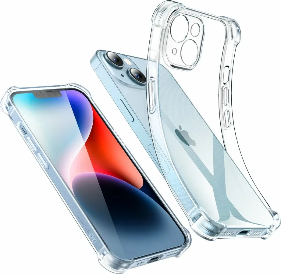 Këse mbrojtëse Ugreen Bright Cushion, për iPhone 14 Plus, kënde të përforcuara, transparente - 1