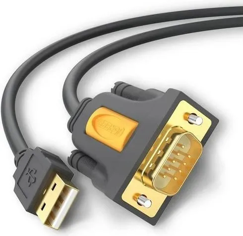 Kabllo Ugreen USB në RS232 DB9, 1m, e zezë - 1