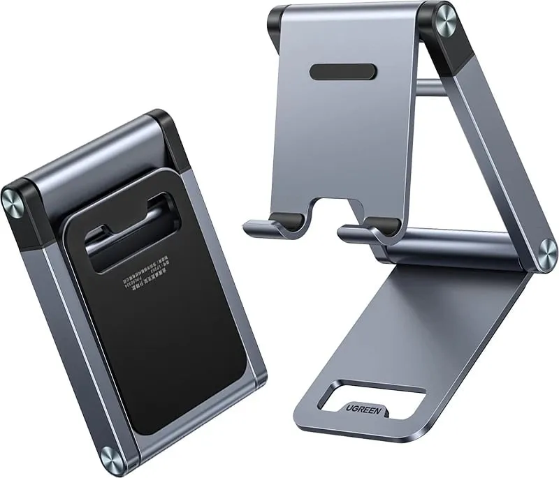 Mbajtës palosshëm për celular Ugreen LP263, alumini, Gri - 2