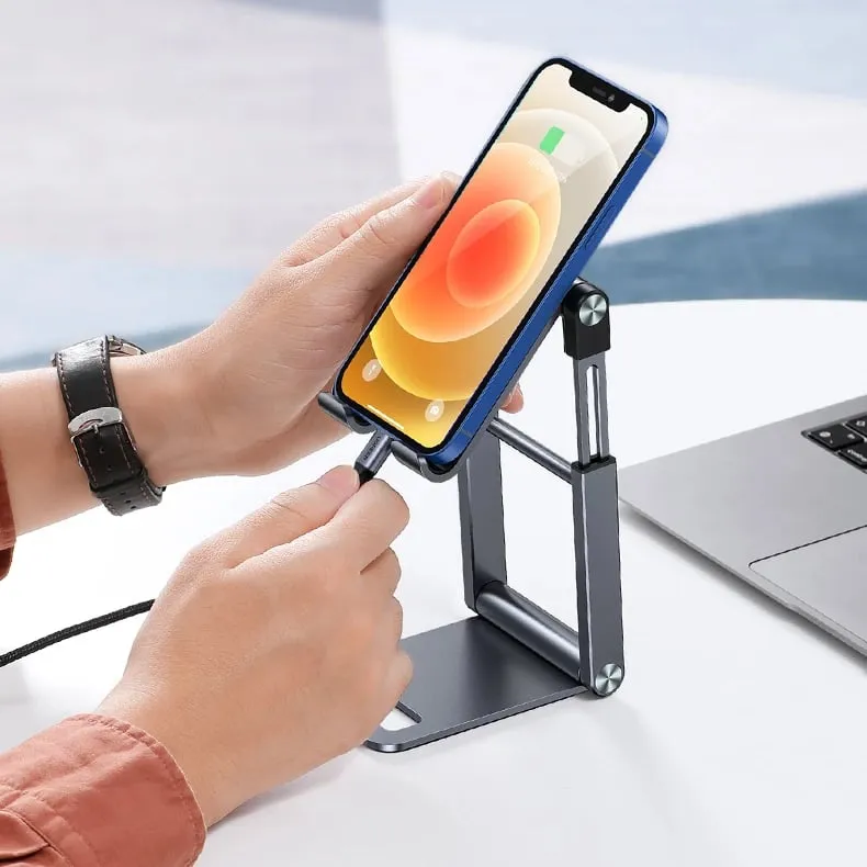 Mbajtës palosshëm për celular Ugreen LP263, alumini, Gri - 6