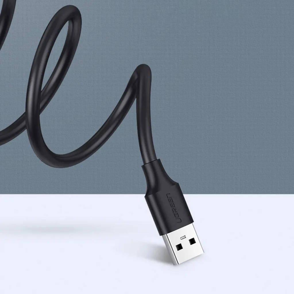 Kabllo zgjatuese USB Ugreen US103, 3m, USB 2.0, E zezë - 8