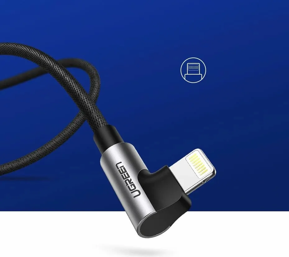 Kabllo USB Ugreen, USB-A, 1 m, e zezë - 5