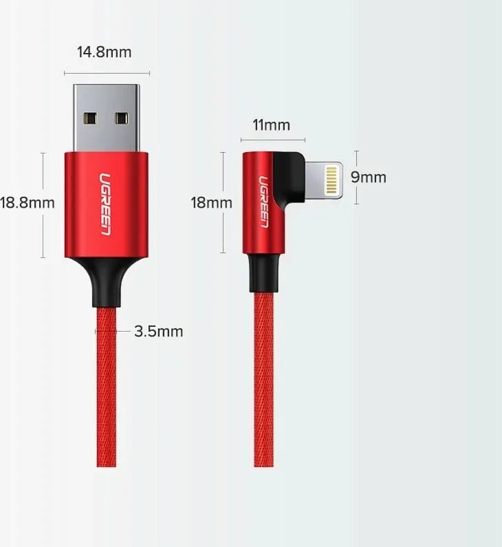 Kabllo USB Ugreen, USB-A, 1 m, e zezë - 10