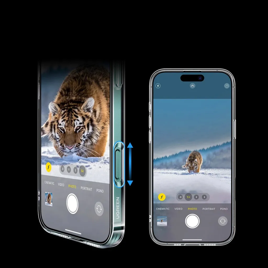 Mbështjellës Ugreen Classy Clear Magnetic për iPhone 16 Pro, MagSafe, Transparent - 6