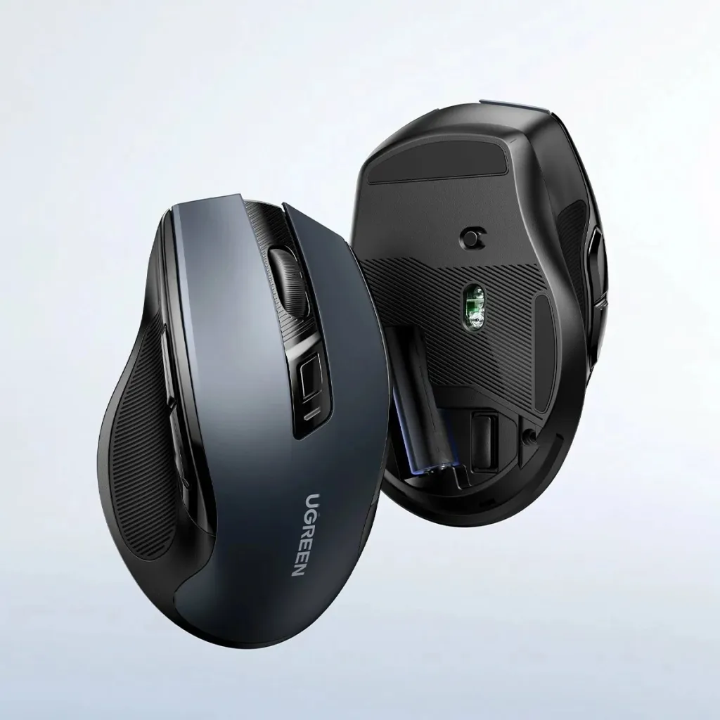 Mouse pa tela UGREEN MU006, 2.4 GHz dhe Bluetooth 5.0, i kuq - 12