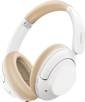 Kufje pa tela UGREEN HiTune Max5 HP202, ANC, Bluetooth 5.0, të bardha