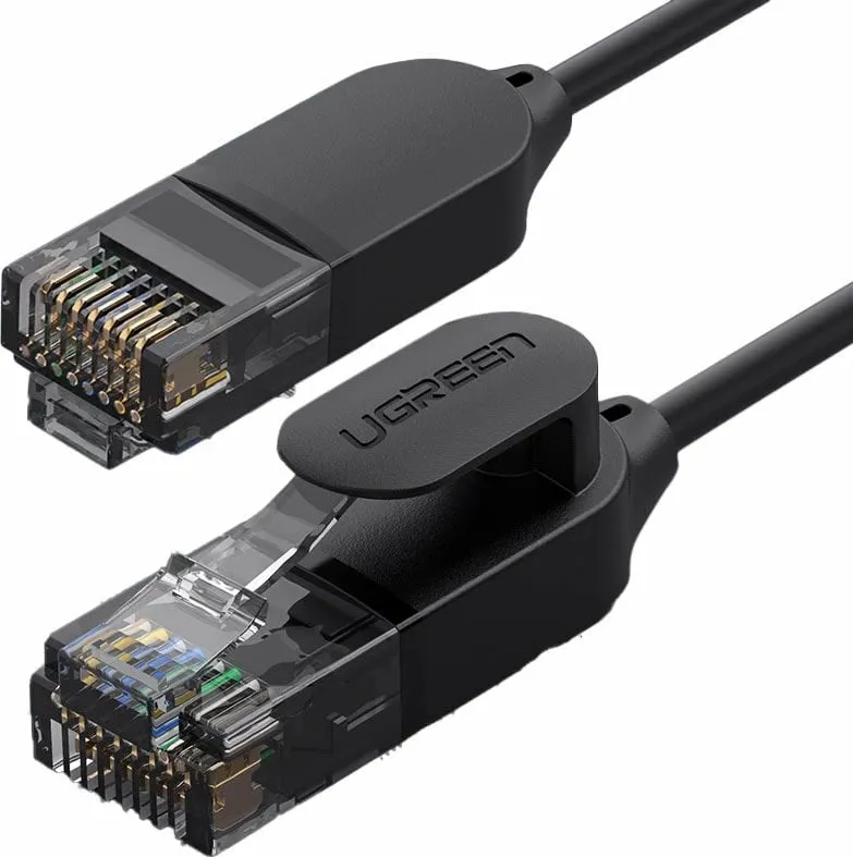 Kabllo rrjeti Ugreen RJ45 Cat 6A UTP, 2m, e zezë - 1