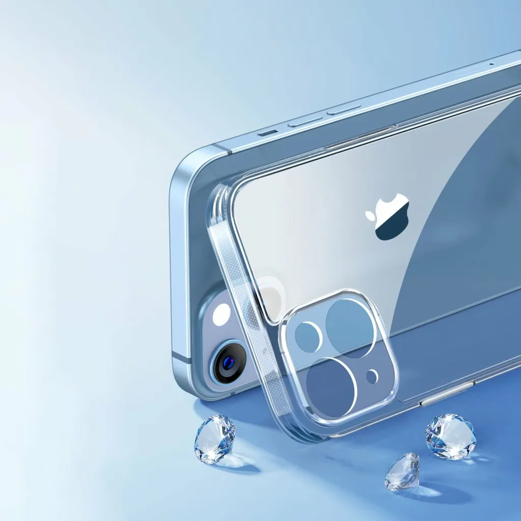 Mbështjellës Ugreen Classy Clear Enhanced për iPhone 14 Plus, Transparent - 6