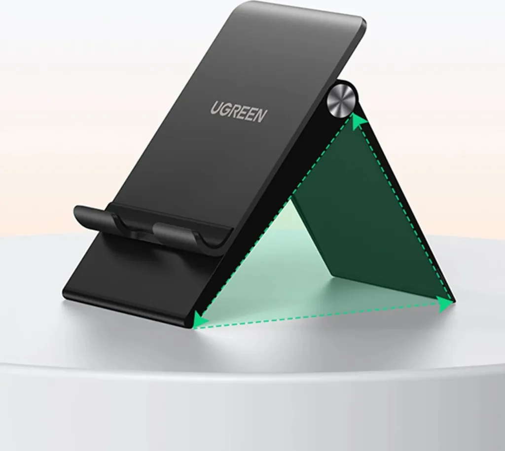 Mbajtës telefoni/tableti Ugreen LP247, i rregullueshëm, ABS, i zi - 8