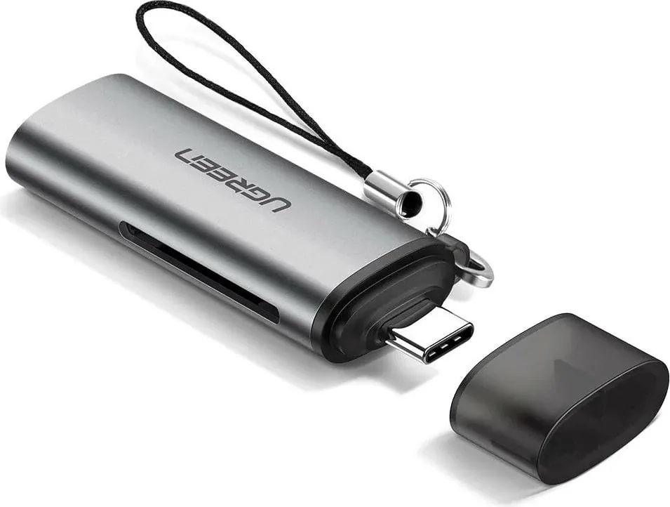 Lexues kartelash Ugreen USB-C, 2 slote, gri - 1
