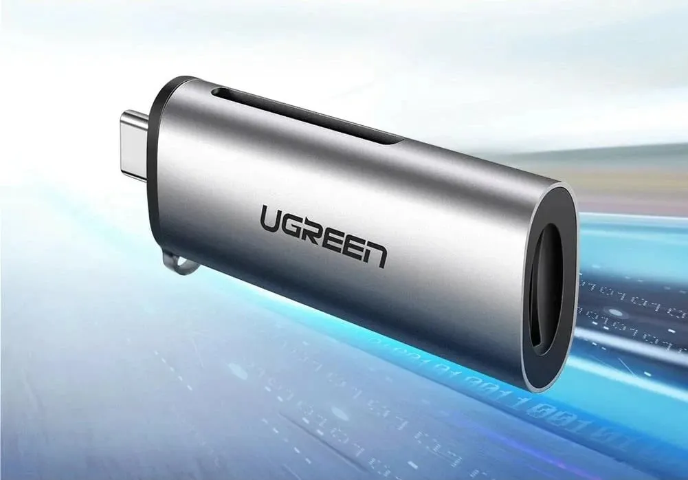 Lexues kartelash Ugreen USB-C, 2 slote, gri - 2
