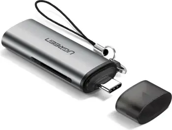 Lexues kartelash Ugreen USB-C, 2 slote, gri