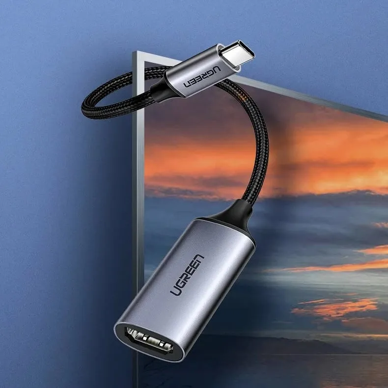 Adapter Ugreen USB Type C në HDMI 2.0, 4K @ 60 Hz, Thunderbolt 3, Gri - 2