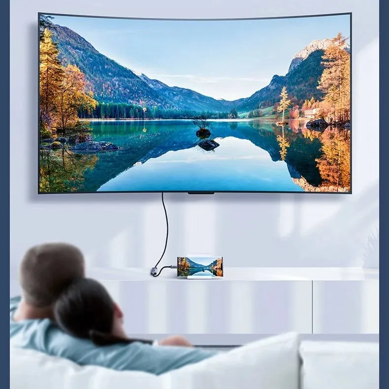 Adapter Ugreen USB Type C në HDMI 2.0, 4K @ 60 Hz, Thunderbolt 3, Gri - 3
