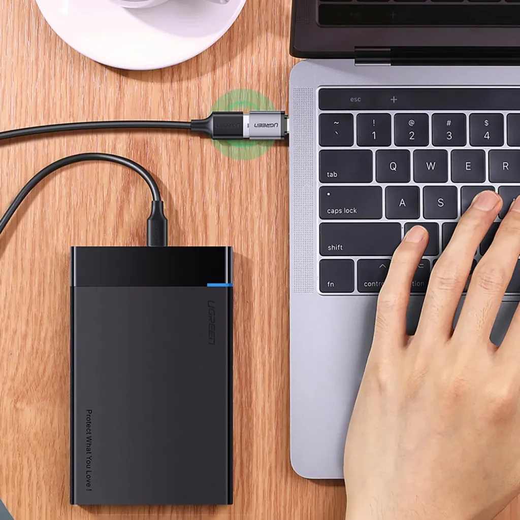 Adapter USB-C në USB-A 3.0 Ugreen US270 me litar, Gri - 5