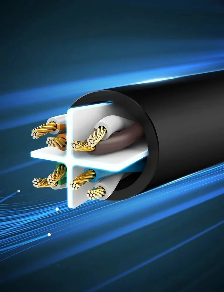 Kabllo rrjeti Ugreen Cat 6 UTP, RJ45, 10m, e zezë - 9