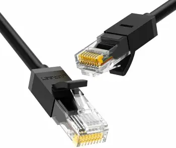 Kabllo rrjeti Ugreen NW101 50184, Cat 6 UTP, RJ45, 1m, e zezë