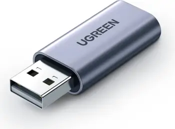 Kartë zëri USB-Ugreen CM383 (80864), e hirtë
