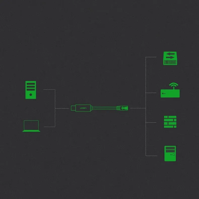 Kabllo USB në RJ45 Ugreen CM204 UGR597BLK, USB 2.0, me çip FTDI, e zezë - 4