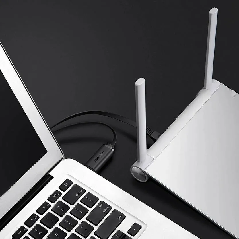 Kabllo USB në RJ45 Ugreen CM204 UGR597BLK, USB 2.0, me çip FTDI, e zezë - 6
