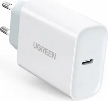 Karikues murit Ugreen 70161, USB Type-C, 30W, i bardhë