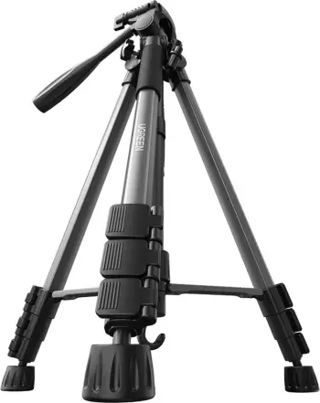 Tripod profesional Ugreen LP661 për kamera e smartphone, 175 cm, i zi/gri