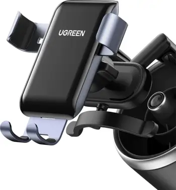 Mbajtës telefoni për veturë Ugreen Gravity LP274, për grilë ajri, 4.7"-7", gri